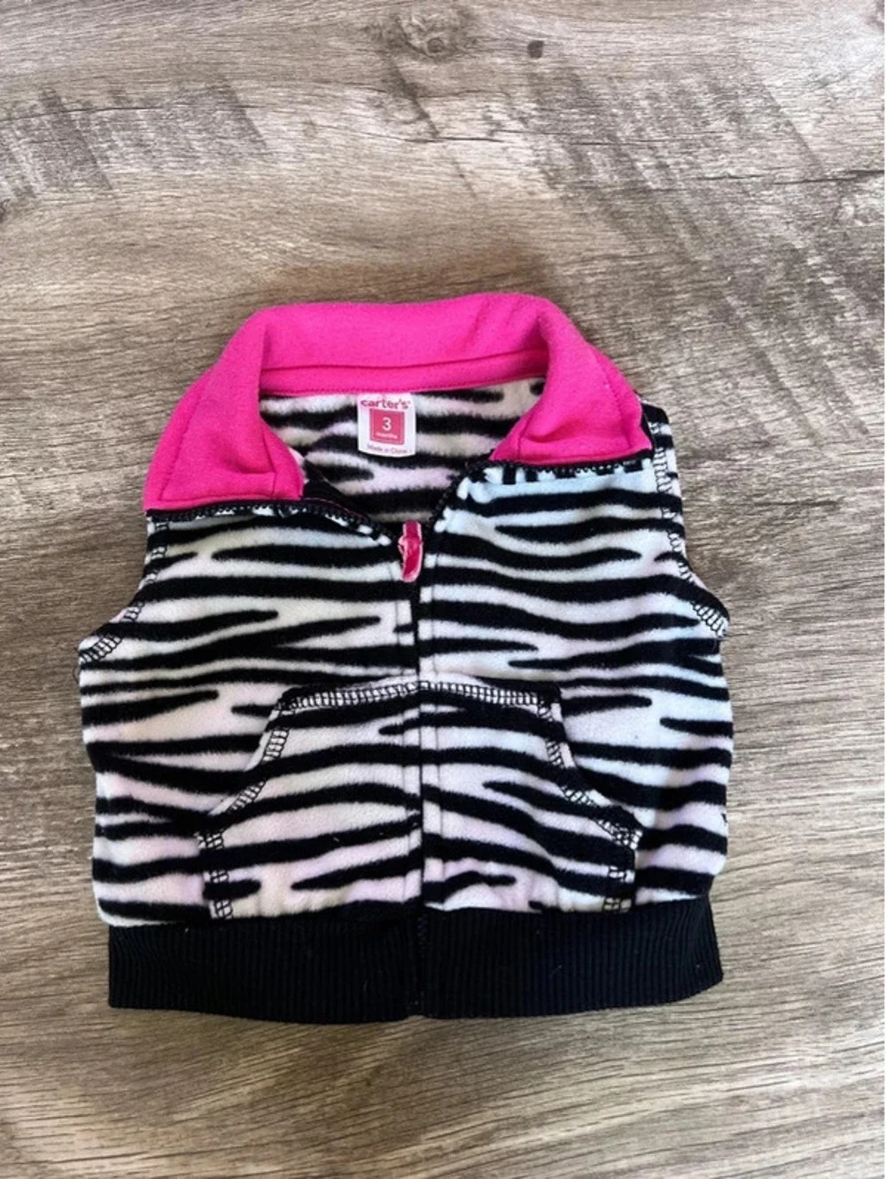 Carters 3M Zip Up Vest